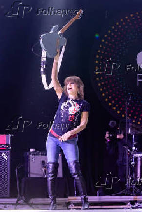 The Pretenders durante show em São Paulo