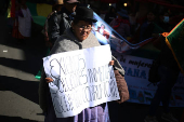 Comerciantes bolivianos protestan contra la 