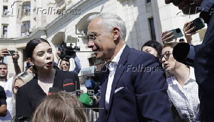 Former presidential candidate Calin Georgescu appears at hearing in Bucharest