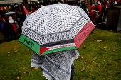 Pro-Palestine rally for Gaza in Melbourne