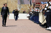 Ceremony marking the 85th anniversary of late French General Charles de Gaulle's World War II resistance call