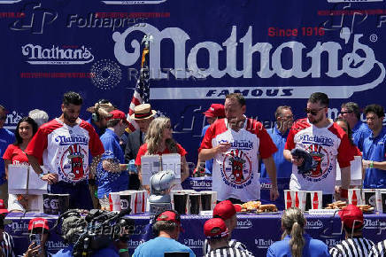 2025 Nathan's Famous International Hot Dog Eating Contest in New York City