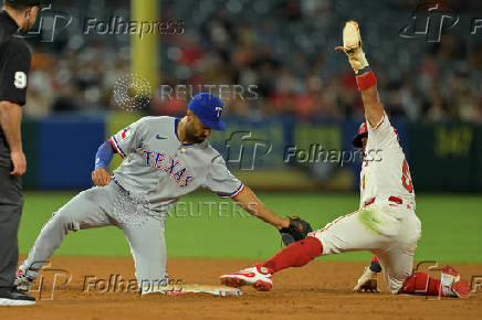 MLB: Texas Rangers at Los Angeles Angels