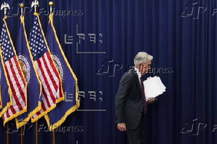 Fed Chair Powell presser after leaving interest rates unchanged
