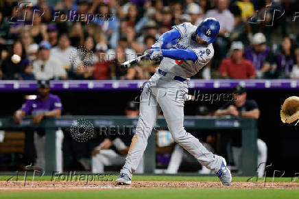 MLB: Los Angeles Dodgers at Colorado Rockies