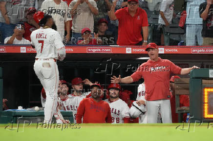 MLB: Cincinnati Reds at Los Angeles Angels