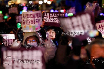 Protests on the first anniversary of former President Yoon Suk Yeol's December 3, 2024 martial law declaration, in Seoul
