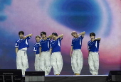 K-pop groups perfrom at the 2025 Seoul Spring Festa