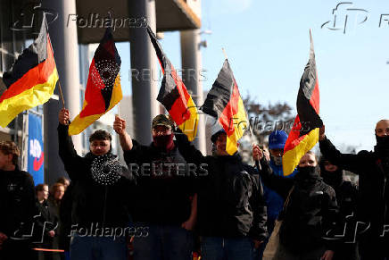 FILE PHOTO: AfD campaign rally in Hohenschoenhausen, Berlin