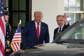 U.S. President Donald Trump meets Canadian Prime Minister Mark Carney in Washington