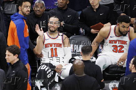 NBA Playoffs - New York Knicks at Boston Celtics
