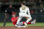 MLB: Los Angeles Angels at Athletics