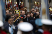 Argentina's President Milei attends the traditional Te Deum to mark the anniversary of the May Revolution, in Buenos Aires