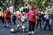 Protesters rally for Gaza in Sydney, Austalia