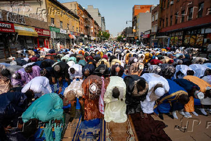 Eid al-Adha celebrated in the Brooklyn borough of New York City