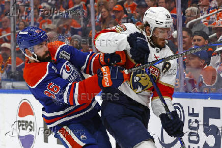 NHL: Stanley Cup Final-Florida Panthers at Edmonton Oilers