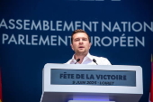 European far-right leaders celebrate Patriots' Day in France