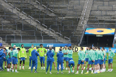 Entrenamiento de la selección brasileña