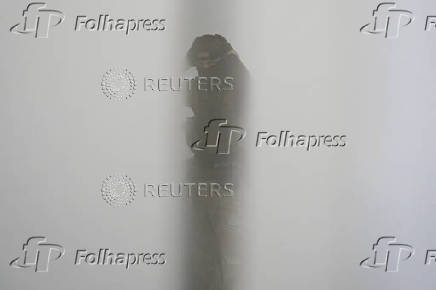 U.S. federal immigration officers operate at immigration court in New York