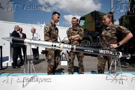 55th Paris Air Show at Le Bourget Airport near Paris