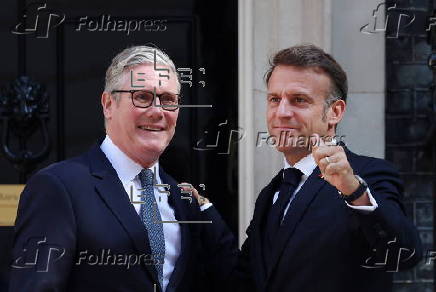 French President Emmanuel Macron visits Britain