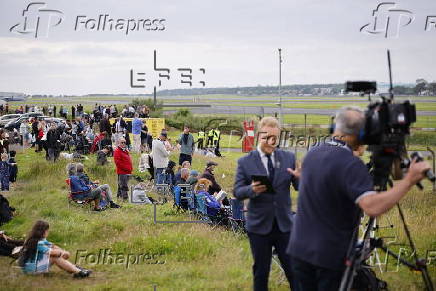 US President Donald J. Trump visit to Scotland