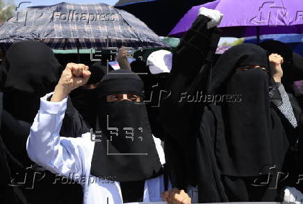 Pro-Palestinian rally in Sana'a