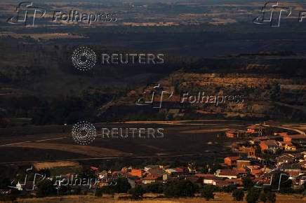 Wildfire in Abejera de Tabara