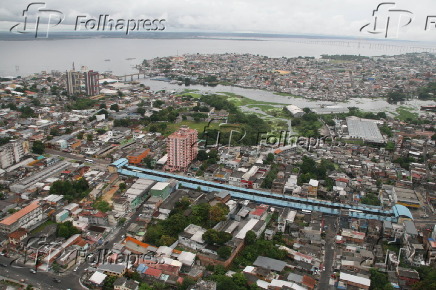  Vista aérea da cidade de Manaus (AM)
