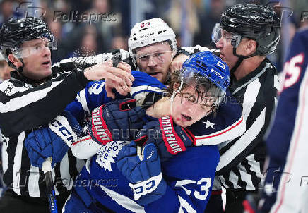NHL: Columbus Blue Jackets at Toronto Maple Leafs