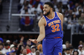 NBA: Playoffs-New York Knicks at Detroit Pistons