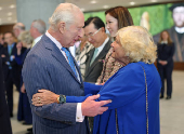 Britain's King Charles and Queen Camilla visit the National Gallery