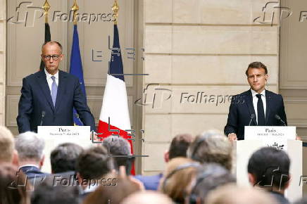 New German Chancellor Merz visits Paris