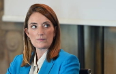 European Parliament President Metsola visits Italy