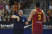 España-Italia. Amistoso femenino de preparación para el Eurobasket, en Inca (Mallorca).