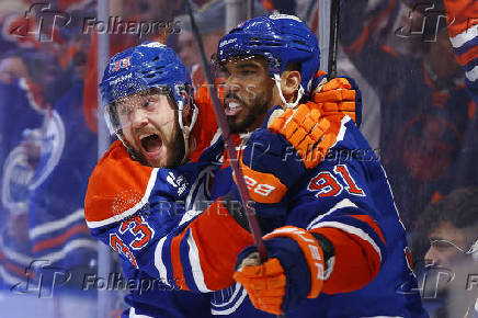 NHL: Stanley Cup Final-Florida Panthers at Edmonton Oilers
