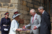 Britain's King Charles vists Lancaster