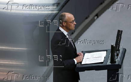 German Chancellor Merz delivers government statement