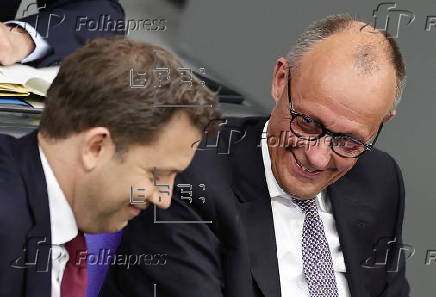 German Chancellor Merz delivers government statement