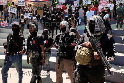Protest against violence in Port-au-Prince