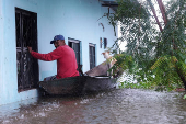 Heavy rains in Puerto Carreno