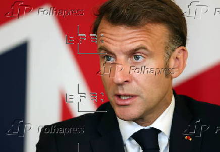 French President Emmanuel Macron visits Britain