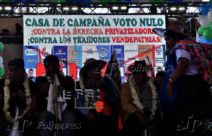 Morales dice que si el voto nulo se impone en Bolivia es que 