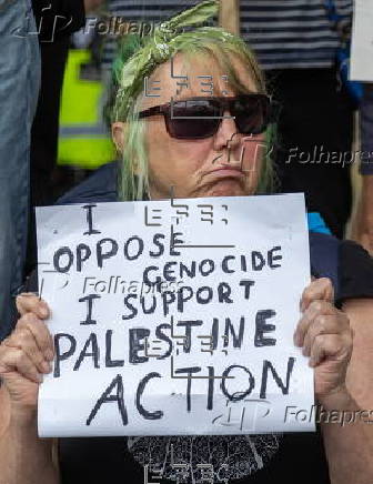 UK police make arrests at rally against Palestine Action ban