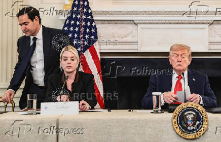 U.S. President Donald Trump participates in a roundtable on antifa at the White House in Washington, D.C.