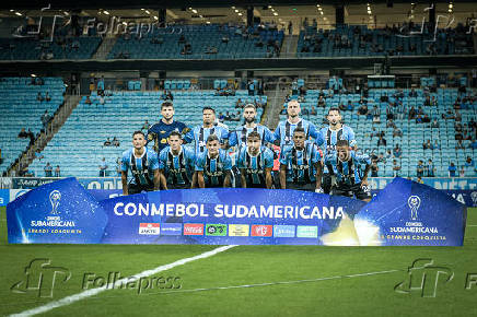 Partida entre grêmio e club atlético grau (per) pela copa conmebol sudamericana 2025