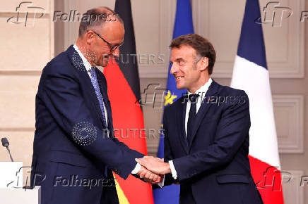 French President Macron meets newly elected German Chancellor Merz in Paris