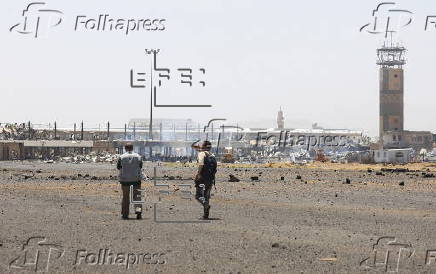 Aftermath of Israeli airstrikes on Sana'a airport