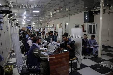 Afghanistan passport directorate holds press conference on printing capacity in Kabul