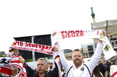 DFB Cup - VFB Stuttgart celebrate winning DFB Cup